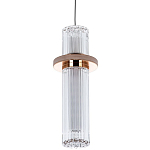 Подвесной светильник золото Odile Acrylic Tube Hanging Lamp Gold варинант исполнения - 1 | Loft Concept в Ульяновске