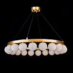 Люстра круглая с сферическими плафонами из натурального камня Phased Spheres варинант исполнения - 1 | Loft Concept в Ульяновске