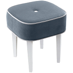 Квадратный мягкий пуф на белых ножках Winton Pouf Square варинант исполнения - 17 | Loft Concept в Ульяновске