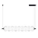 Светодиодный подвесной светильник линейный с белым воздушным плафоном Glowing Cloud варинант исполнения - 1 | Loft Concept в Ульяновске