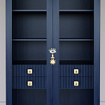 Дизайнерский шкаф витрина Elsa Dreams Blue с 4-мя ящиками варинант исполнения - 2 | Loft Concept в Ульяновске