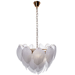 Люстра с лепестками из матового рифленого стекла Chandelier Water Lily варинант исполнения - 1 | Loft Concept в Ульяновске