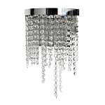 Бра Хром с каскадом сияющих кристаллов Shining Waterfall варинант исполнения - 1 | Loft Concept в Ульяновске