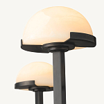 Люстрас 3-мя мраморными плафонами в форме купола Light Warm Light варинант исполнения - 1 | Loft Concept в Ульяновске