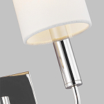 Бра с прямоугольным основанием и 2-мя белыми цилиндрическими льняными абажурами Feiss варинант исполнения - 2 | Loft Concept в Ульяновске