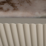 Тумба под телевизор серая с мраморной столешницей Uniqueness Marble варинант исполнения - 4 | Loft Concept в Ульяновске