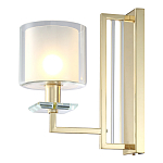 Бра с геометрическим каркасом из металла и цилиндрическим стеклянным плафоном Laurent варинант исполнения - 6 | Loft Concept в Ульяновске