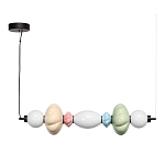 Подвесной светильник линейный с керамическими элементами 24W LED Fragrant Light варинант исполнения - 3 | Loft Concept в Ульяновске