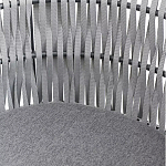 Кресло с декоративным плетением на спинке и подлокотниках Armchair Weaving варинант исполнения - 8 | Loft Concept в Ульяновске