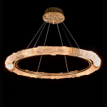Люстра в форме кольца с золотым декором Warm Heavenly Light варинант исполнения - 2 | Loft Concept в Ульяновске