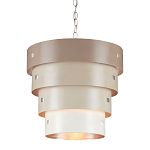 Подвесной светильник фигурный из 4-х широких колец Alternating Rings варинант исполнения - 1 | Loft Concept в Ульяновске