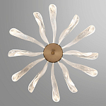 Люстра с крупными рельефным декором в виде лепестков 60 см Ethereal Bloom варинант исполнения - 4 | Loft Concept в Ульяновске