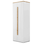 Шкаф платяной с белым глянцевым фасадом Grace of Furniture варинант исполнения - 2 | Loft Concept в Ульяновске