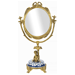 Настольное зеркало в бронзовой рамке Eden Garden варинант исполнения - 1 | Loft Concept в Ульяновске