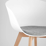 Стул из пластика с мягким сиденьем Eames варинант исполнения - 7 | Loft Concept в Ульяновске