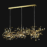 Люстра подвесная из трех частей с металлическими круглыми элементами Terzani Argent варинант исполнения - 5 | Loft Concept в Ульяновске