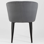 Мягкое кресло на металлических ножках Shaggy Dark Grey варинант исполнения - 3 | Loft Concept в Ульяновске