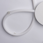 Люстра белого цвета с тремя изогнутыми светодиоидными плафонами Luke Lampco Tracer Lamp варинант исполнения - 3 | Loft Concept в Ульяновске