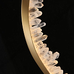 Подвесной светильник обрамленный элементами в виде кристаллов Smooth Shine варинант исполнения - 5 | Loft Concept в Ульяновске