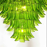 Люстра из семи ярусов зеленого стекла Independence варинант исполнения - 7 | Loft Concept в Ульяновске