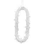 Подвесной светильник овальной формы с декором кристаллы Gilbertine Oval Crystals Hanging Lamp варинант исполнения - 1 | Loft Concept в Ульяновске