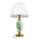 Настольная лампа голубая с изображением птиц Slip Away варинант исполнения - 3 | Loft Concept в Ульяновске