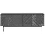 Длинная тумба с зеркальным декором Serena варинант исполнения - 11 | Loft Concept в Ульяновске