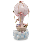 Статуэтка фарфоровая музыкальная Девочка на воздушном шаре Charming Statuette варинант исполнения - 1 | Loft Concept в Ульяновске