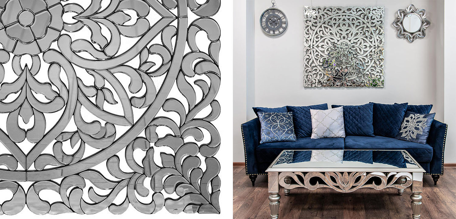 Зеркальное панно Openwork Mirror Square - Loft-Concept в Ульяновске