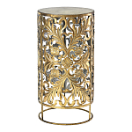 Столик приставной с цветочной резной фактурой Madagascar варинант исполнения - 1 | Loft Concept в Ульяновске