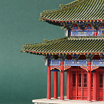 Макет Китайской пагоды миниатюра Дворцовый парк Синцинь в Пекине варинант исполнения - 1 | Loft Concept в Ульяновске