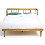 Кровать из массива дуба с пружинным блоком Mateta варинант исполнения - 2 | Loft Concept в Ульяновске