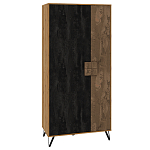 Шкаф двухдверный с 2-мя отделами с полками Stone Effect варинант исполнения - 1 | Loft Concept в Ульяновске