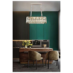 Люстра овальная с хрустальными подвесками Roul Crystal Light варинант исполнения - 8 | Loft Concept в Ульяновске