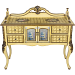 Комод деревянный Illustration of flowers варинант исполнения - 1 | Loft Concept в Ульяновске