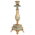 Подсвечник из фарфора с бронзовыми элементами Eden Garden варинант исполнения - 1 | Loft Concept в Ульяновске