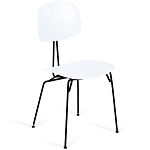 Стул на металлических ножках Travis Chair White варинант исполнения - 1 | Loft Concept в Ульяновске