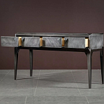 Консоль прямоугольная серая с 4-мя выдвижными ящиками Grany варинант исполнения - 3 | Loft Concept в Ульяновске