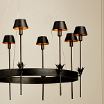 Люстра круглая со светодиодными лампами Innovation варинант исполнения - 5 | Loft Concept в Ульяновске