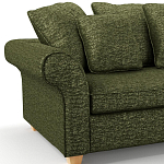 Мебельная ткань Шенилл зеленый цвет 138 см T4-22 варинант исполнения - 7 | Loft Concept в Ульяновске