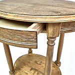 Деревянный овальный кофейный стол Margery Provence Coffee Table варинант исполнения - 5 | Loft Concept в Ульяновске