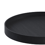 Cross W поднос из массива дуба чёрного цвета варинант исполнения - 1 | Loft Concept в Ульяновске