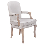 Кресло Aubrey Classical Armchair beige flax варинант исполнения - 1 | Loft Concept в Ульяновске