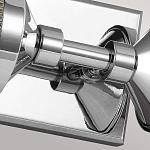 Бра для ванных комнат горизонтальное с 2-мя прозрачными рифлеными цилиндрическими плафонами Feiss варинант исполнения - 3 | Loft Concept в Ульяновске