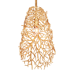 Подвесной светильник золотой в виде кораллов Coral Decor варинант исполнения - 2 | Loft Concept в Ульяновске