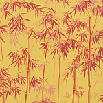 Обои ручная роспись Distant Bamboo Firefly on dyed paper варинант исполнения - 2 | Loft Concept в Ульяновске