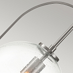 Подвесной светильник с прозрачным плафоном в форме шара в арочной подвеске Hinkley варинант исполнения - 16 | Loft Concept в Ульяновске