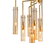 Люстра со стеклянными цилиндрическими плафонами Luminous Cylinders Amber варинант исполнения - 4 | Loft Concept в Ульяновске