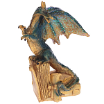 Декоративная статуэтка Дракон Multicolor Gold Dragon Treasure Keeper Statuette варинант исполнения - 1 | Loft Concept в Ульяновске
