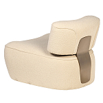 Кресло бежевое без подлокотников с обивкой из ткани букле Space of Freedom варинант исполнения - 2 | Loft Concept в Ульяновске